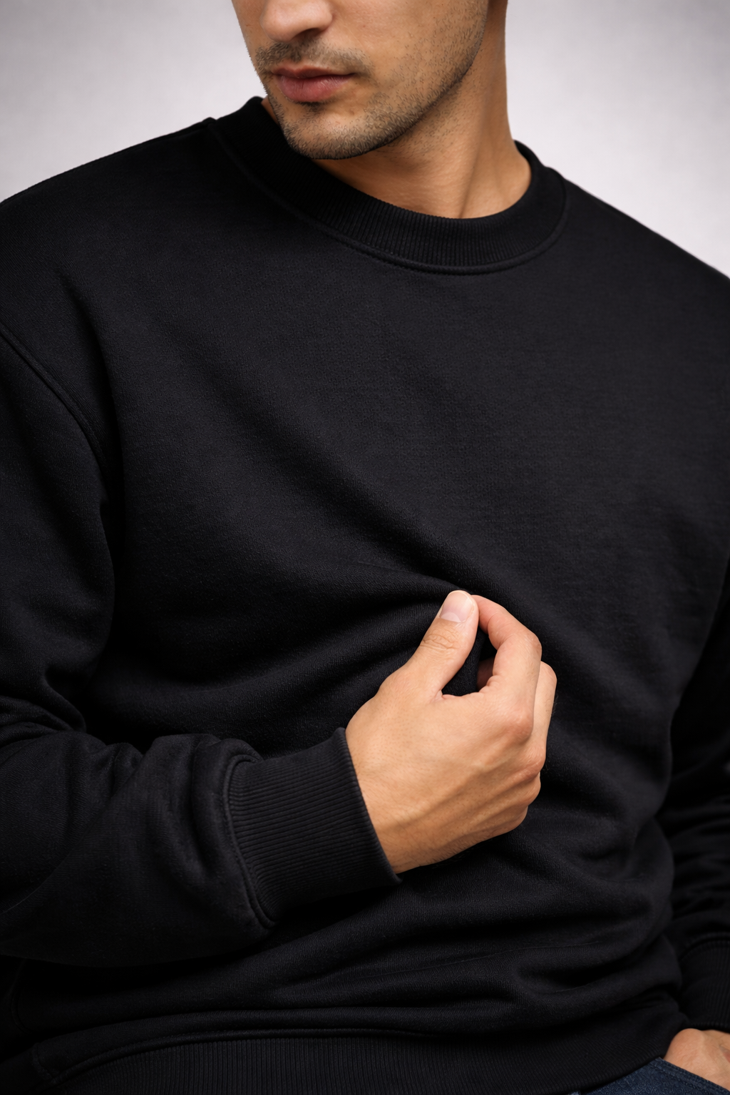 Men’s Black Graphic Sweatshirt – Freedom Courage to Fly High