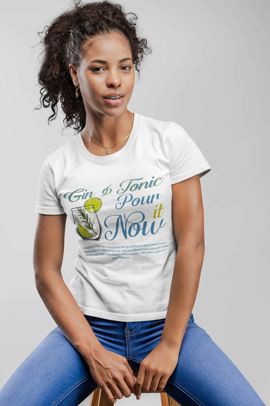 Cluvian Women’s Regular Fit Cotton T-Shirt – White