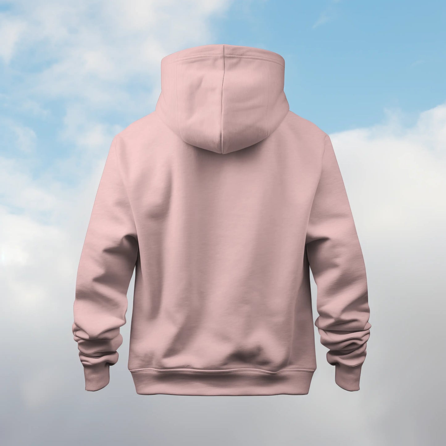 Cluvian Premium Cotton Hoodie – Light Pink