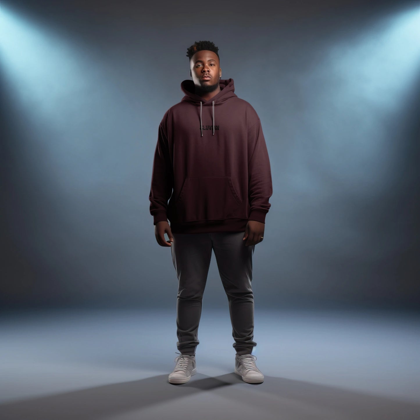 Cluvian Premium Cotton Hoodie – Maroon