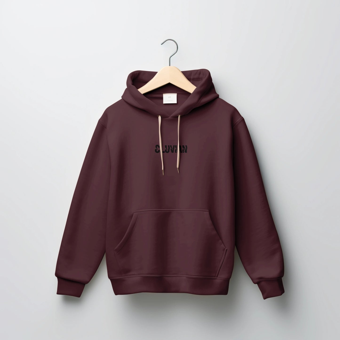 Cluvian Premium Cotton Hoodie – Maroon