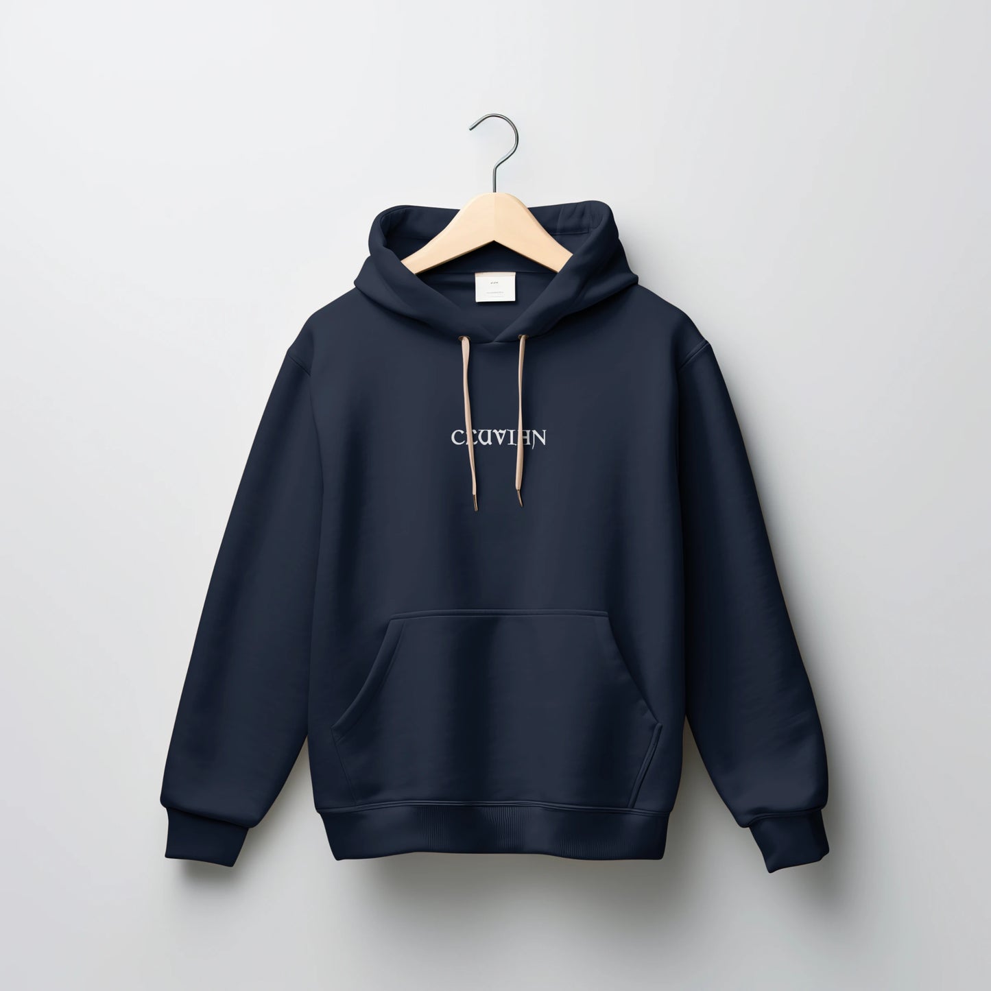 Cluvian Premium Cotton Hoodie – Navy Blue