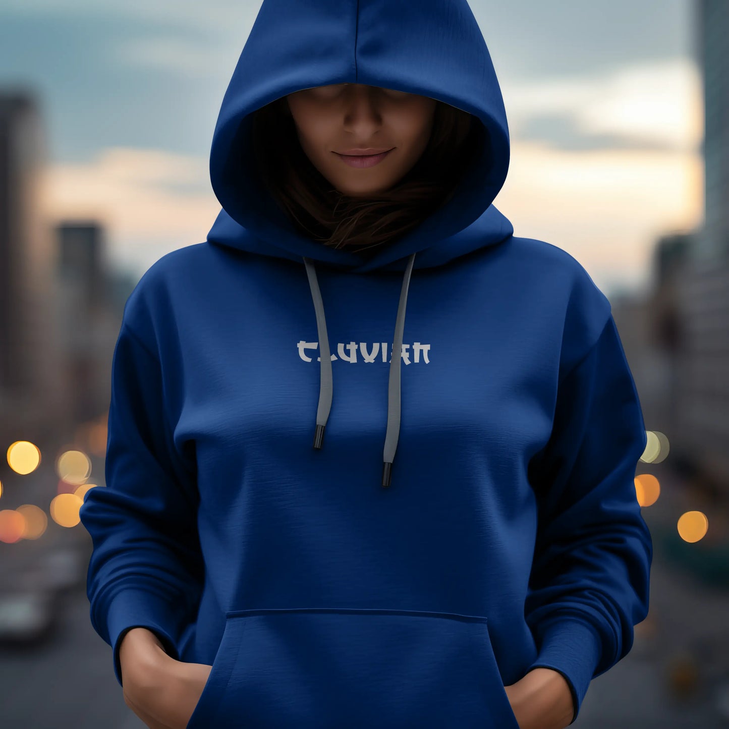 Cluvian Premium Cotton Hoodie – Royal Blue